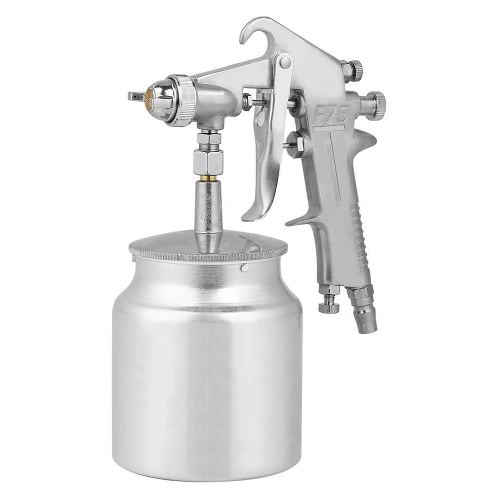 1.5mm Nozzle 750ml Capacity Suction Feeding Mode Air Paint Spray Gun Pneumatic Tool