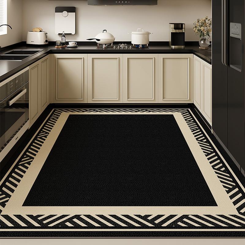 Carpet for Kitchen Waterproof Floor Mat Large Size Pvc Leather Oil Proof Non-slip Foot Mats Minimalist Home Decoration Rug