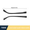 1 Pair Eyeglasses Temple Arm Single Tooth Double Tooth Tr90 Eyeglasses Replacement Leg Repair Eyewear Accessories
