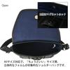 DPC272 Shoulder Bag A5 Compatible Panel Leather Patchwork Magnetic Closure Black [Tryon] Men's