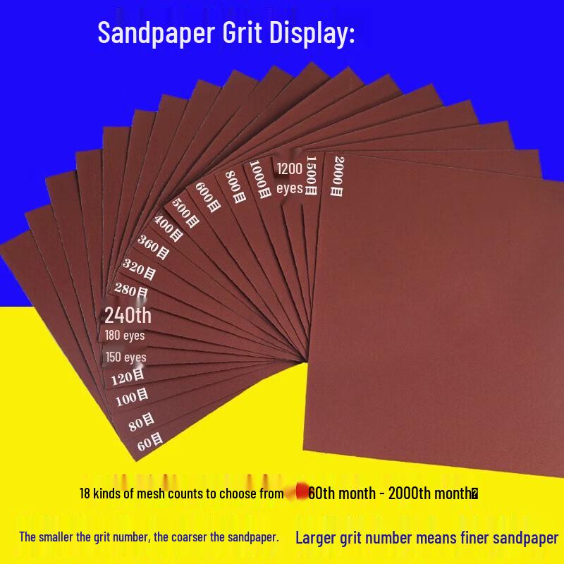 Zhongge 80 Grit Sandpaper for Stainless Steel