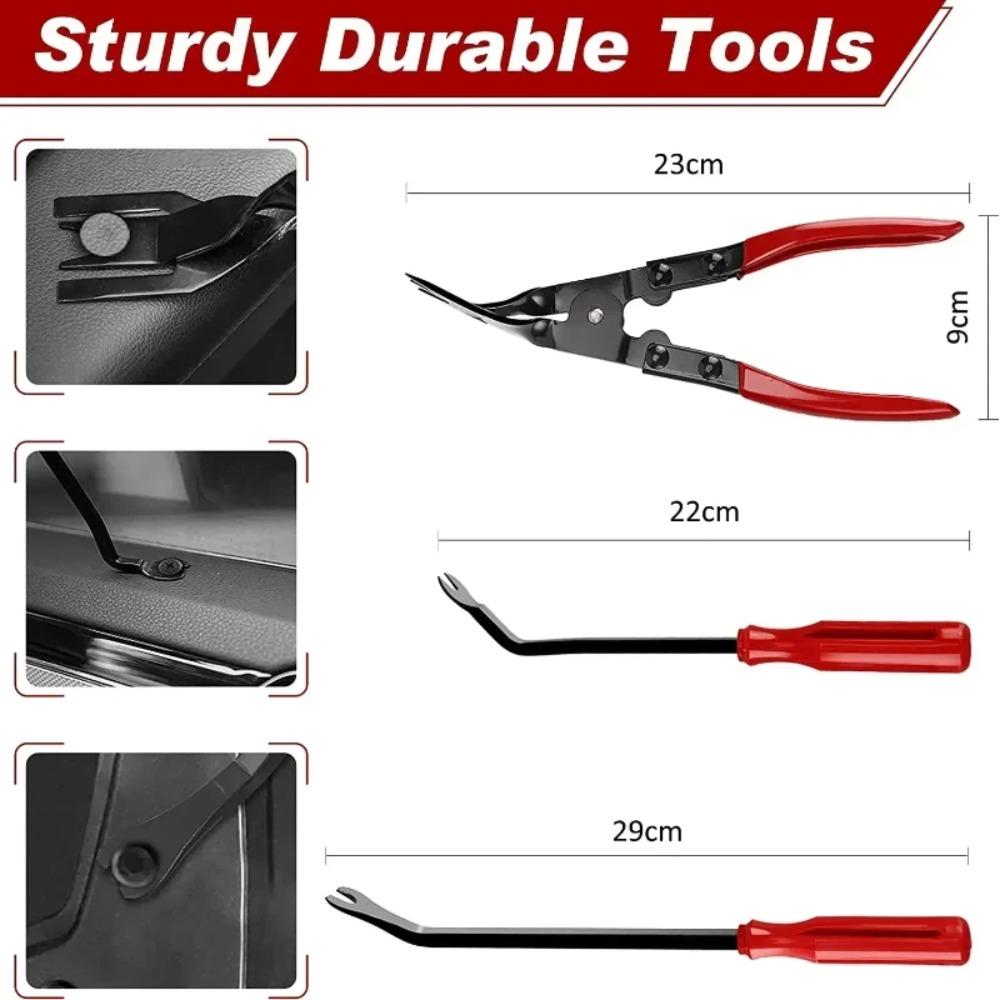 Auto Dashboard Panel Disassembly Tool Kit Car Interior Trim Removal Plastic Clips Puller Set for DIY Car Repair