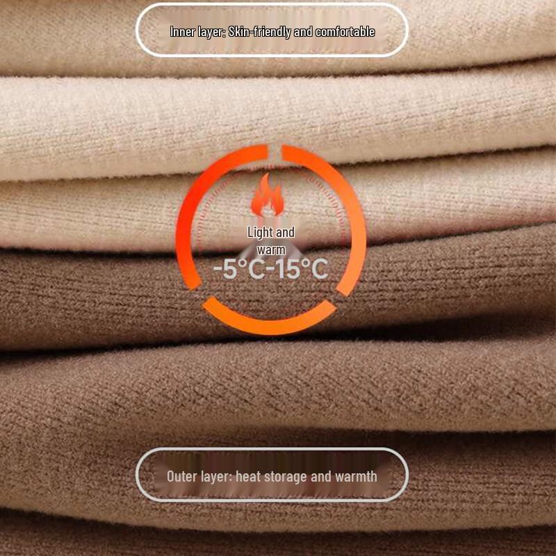 MaoRen Women's Fleece-Lined 10A Anti-Bacterial Thermal Leggings