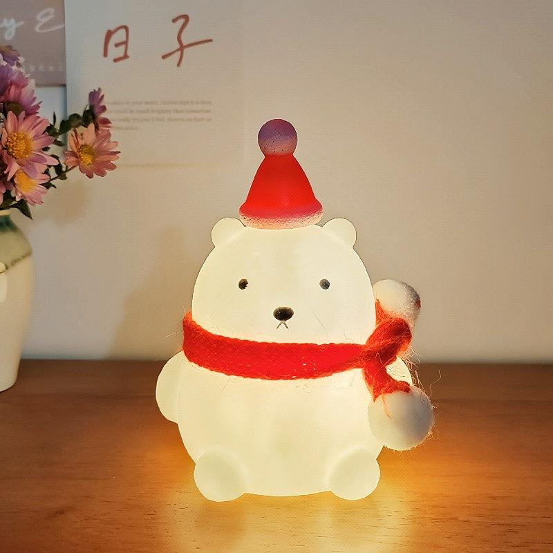 Cartoon Night Light Duck Bedroom Decoration Cute Cartoon Animal Night Light Christmas Gifts For Kids Room Bedside Sleeping Lamp
