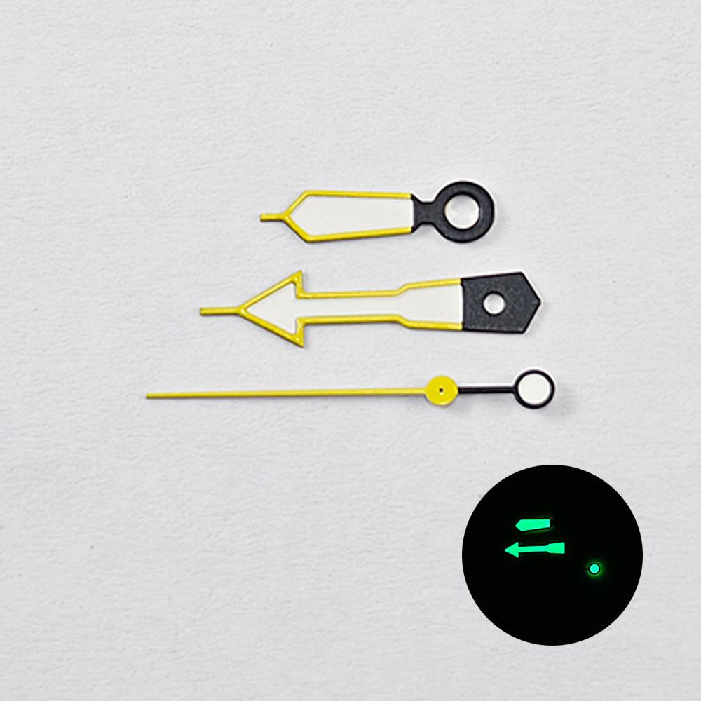NH35 Watch Hands 8.5*12*12.5mm NH34 NH35A NH36 7S36 4R36 Pointers Green Luminou Orange Red Blue Green Black for Seiko Part
