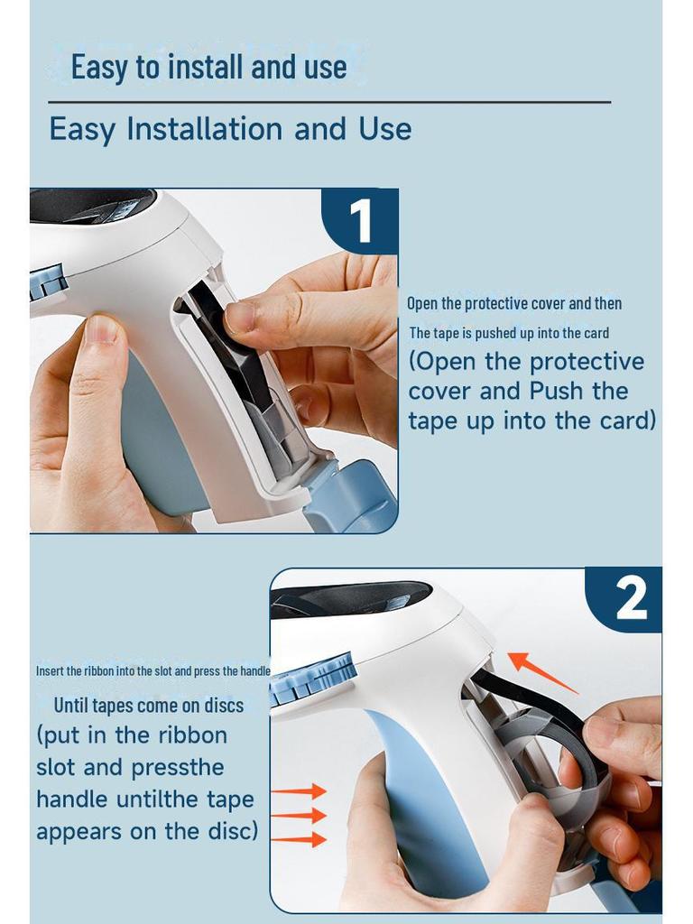 Phomemo E975 Stylish Portable Ribbon Label Printer for DIY Home Logos