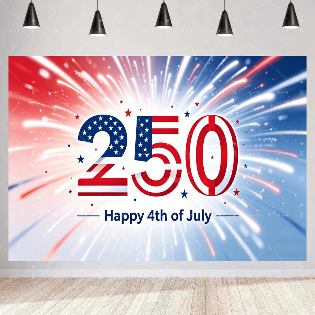 American Independence Day Theme Festival Party Decorations 250th Anniversary Celebration Cup Plate Tableware Background Supplies
