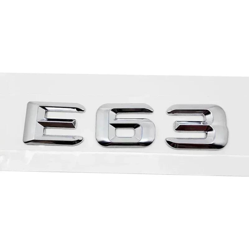 Car Tail Letter Number Emblem Sticker Rear Trunk Badge Decal for Mercedes Benz E Class E53 E55 E63 E200 E220 E230 E240 E250 E260