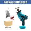 Electric Reciprocating Saw Electric Horse Knife Small Handheld Outdoor Cutting Saw Fit for Makita18V Battery