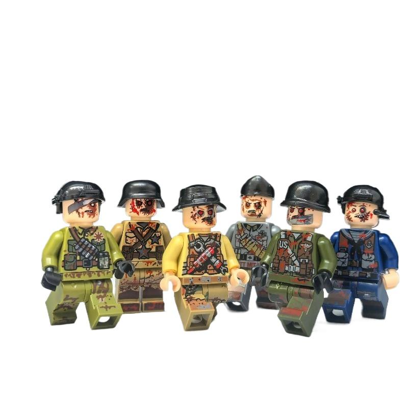 Baustein Zombie-Legion Resident Evil Militär-Spezialeinheiten Humanoider Zombie Mini-Charakter Spielzeug, Geburtstagsgeschenke Puppen lol