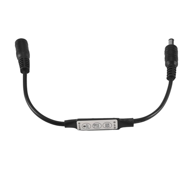 

Mini Remote Controller 12A 12V-24V Dimmer For LED Tape Strips Monochrome Controller