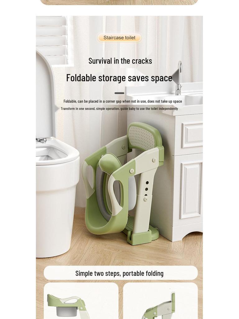 Foldable Toddler Potty & Step Ladder
