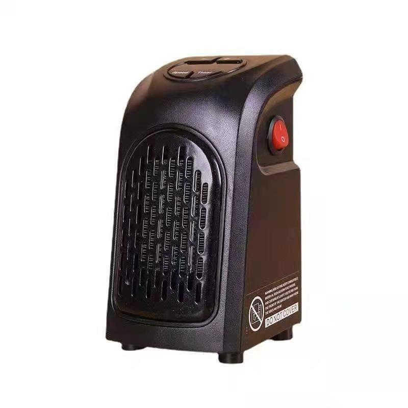 

Mini Electric Wall Plug Heater Portable Room Warmer Compact Fan Radiator for Bedroom Office and Household Use