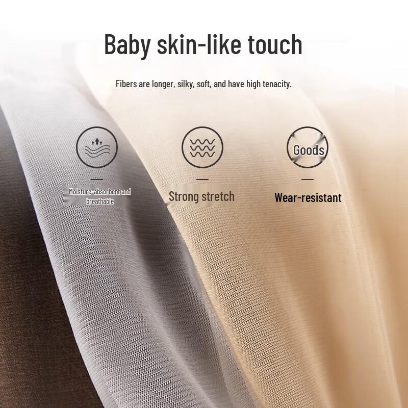 LANGSHA 5A Antibacterial Crystal Silk Socks