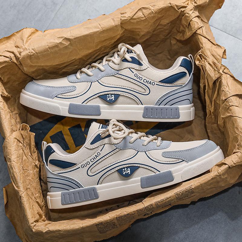 

Men Shoes Sneakers Mens Casual Shoes Luxury Breathable Men Walking Shoes Trend Leather Shoes for Men Running Shoes Hip Hop Male Footwear 39 бежевый