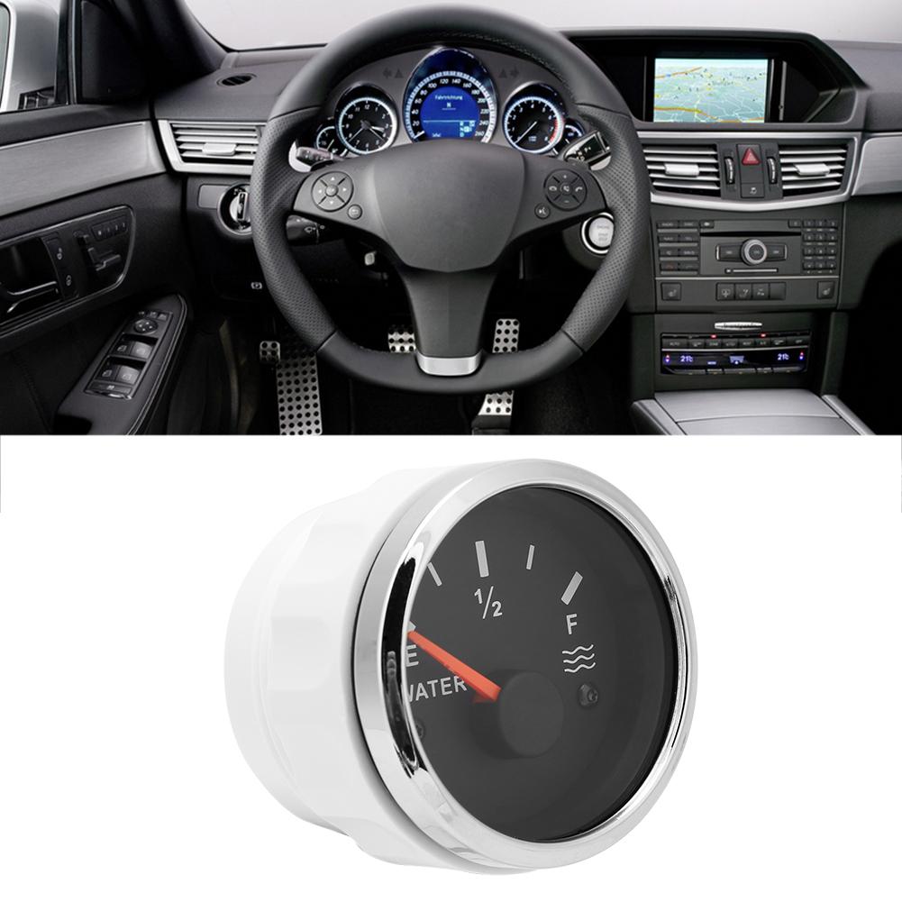 52mm Stainless Steel Water Level Meter Boat Water Tank Level Indicator Gauge