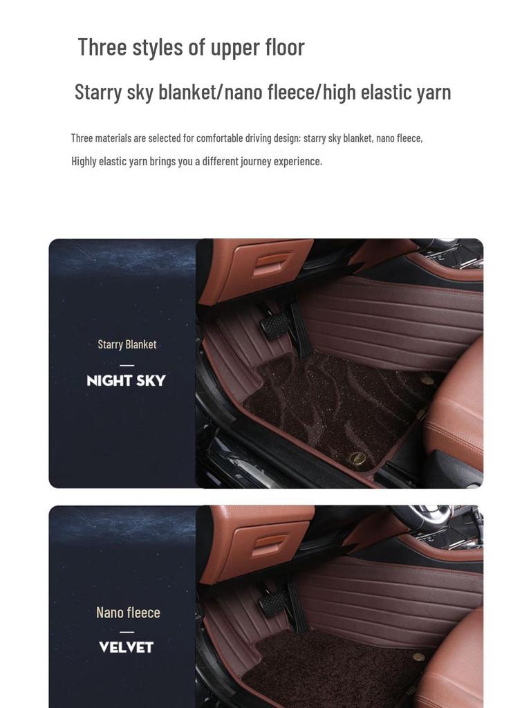 Volkswagen Car Mats: New Lavida, Magotan, Sagitar, Tayron X, Passat CC, Tiguan L - Full Surround.