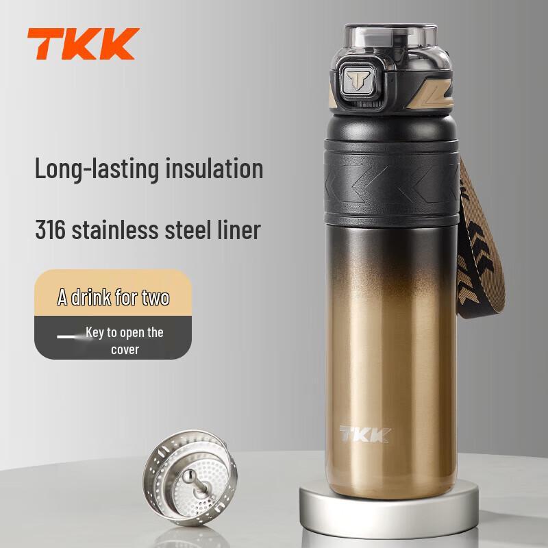 TKK 900ml 316 Stainless Steel Insulated Student Water Bottle