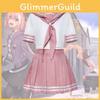 Tenue de Marin pour Cosplay d'Astolfo avec Chaussettes Blanches Montantes