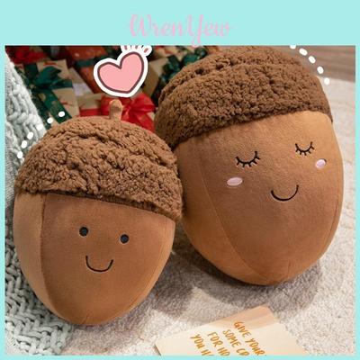 Plush Chestnut Toy Figure With Pp Cotton Filling For Home Decor And Gift