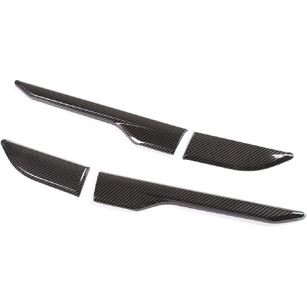 METYOUCAR Rivestimento Uscita Aria Parafango Laterale Porta ABS per Land Rover Range Rover Evoque 2012-2017 (Nero pianoforte)