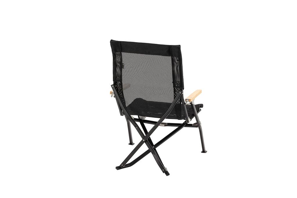 Snow Peak Mesh Low Chair 30 Rich Black LV-110M-RB