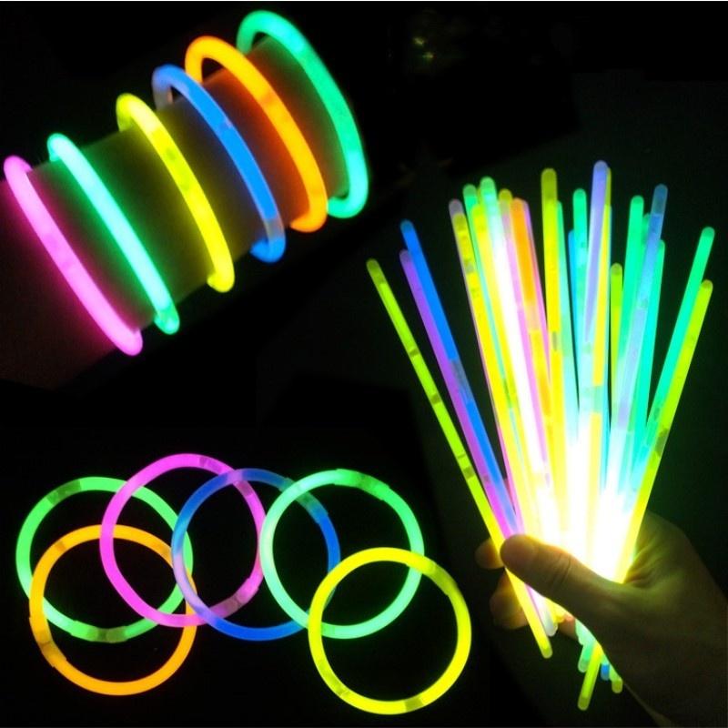 Fluorescent Stick Evening Concert Fluorescent Stic Disposable Luminous Rod 10 Pcs/20pcs Random