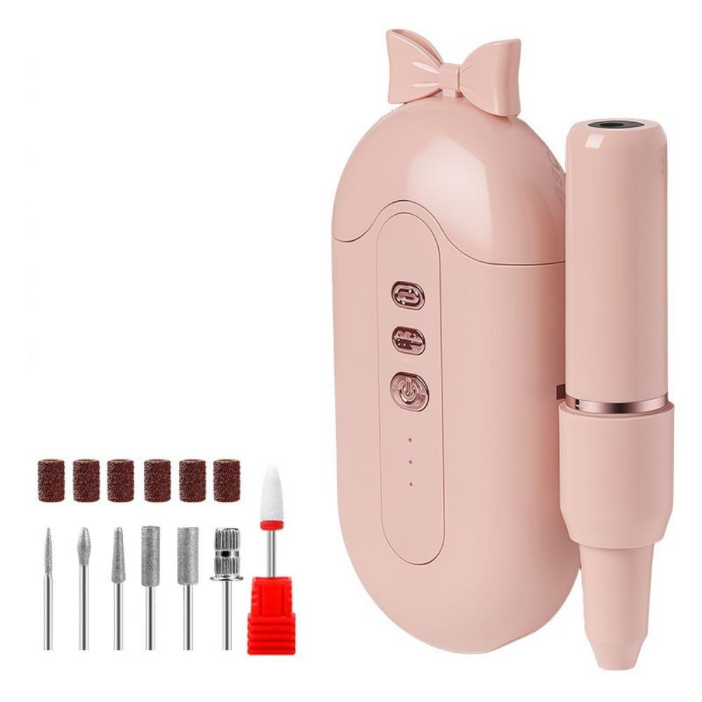 Portable Nail Drill Machine Rechargeable Electric Nail Grinder Nail Grinding Tool Salon Use