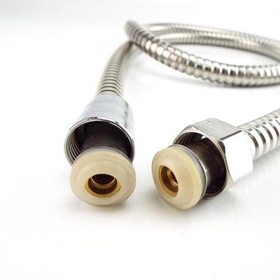 Connettore per tubo flessibile per soffione doccia ad acqua da 1,5/2 m, tubo lungo per prolunga per doccia da bagno di casa, in acciaio inossidabile