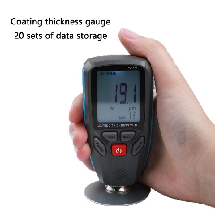 Portable Coating Thickness Gauges High Precisions Coating Thickness Meter LCD Display for Automotive Repair Metalworking