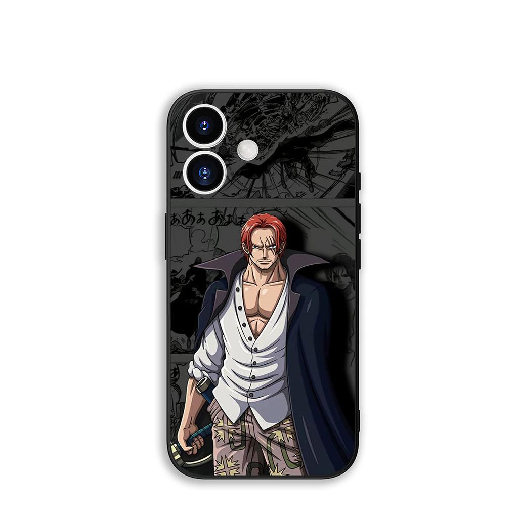 Phone Cover Anime Shanks Luffy One Piece Casing for Apple iPhone 17 16 11 Pro XS Max XR 6 7 8 Plus + 16E SE 2020 Air 5 8+ Case