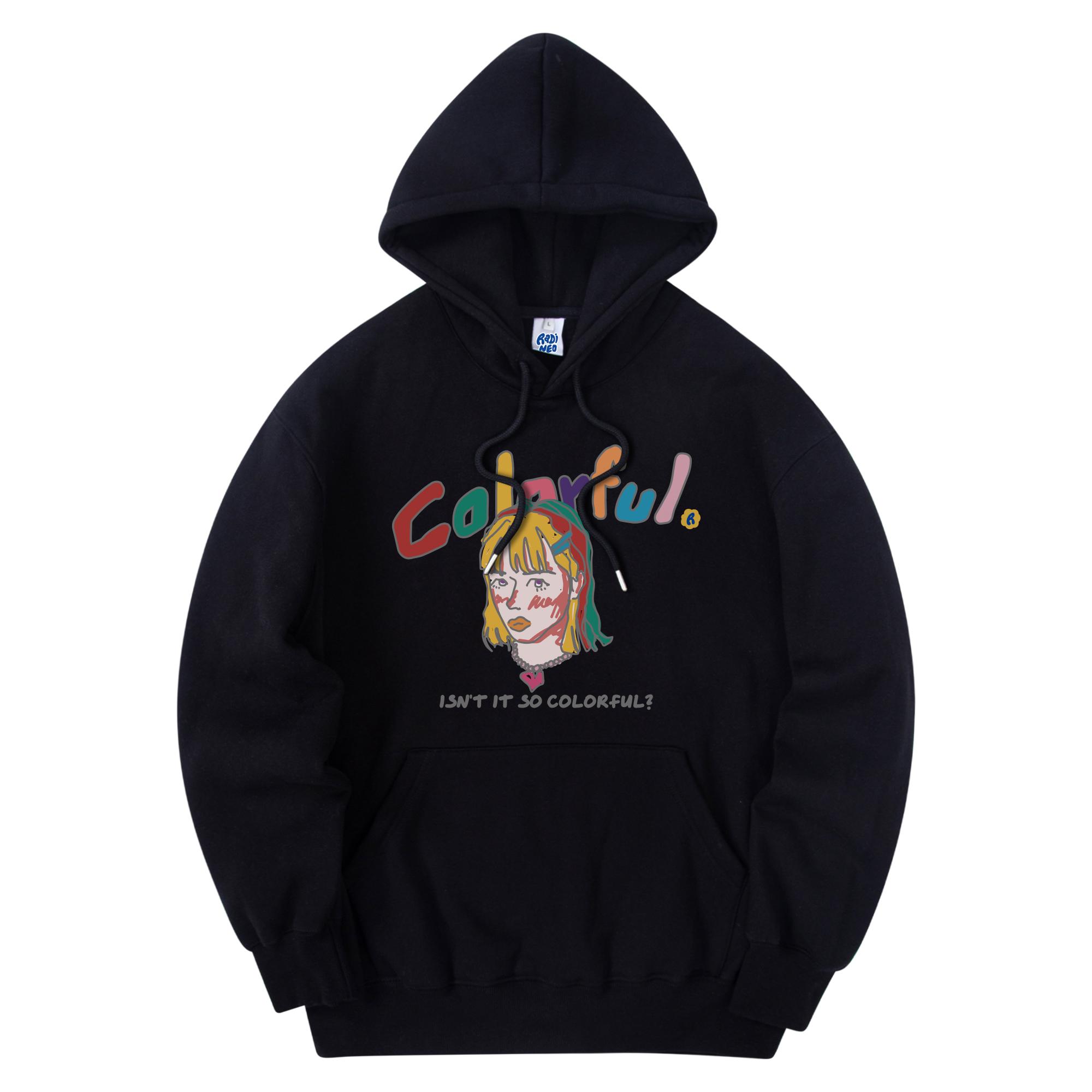 Radineo Colorful Hoodie Black Black (Black)/L