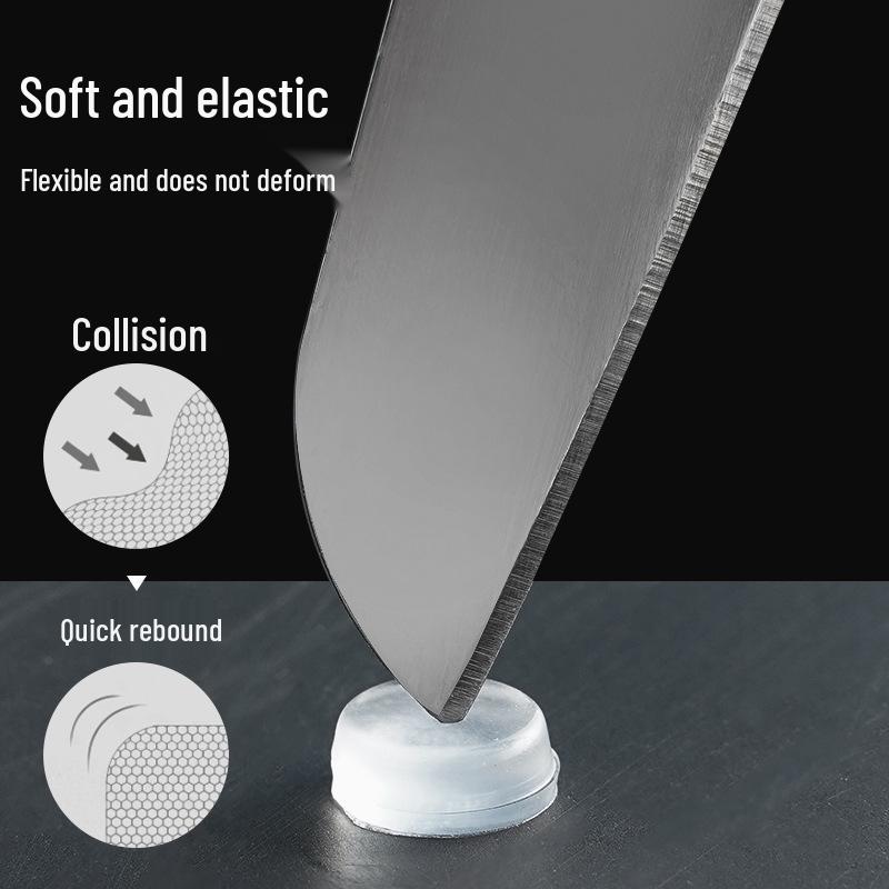 Cylindrical Transparent Silicone Anti-Collision & Non-Slip Furniture Pads