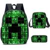 Student Schoolbag Cartoon Backpack Set 3D Digital Printing Backpack