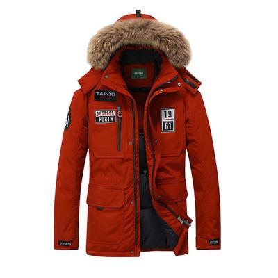 Streetwear Jacke Mantel Herren Kleidung Herbst Winter Jacke Herren Dick Warm Pelzkragen Kapuze Oberbekleidung
