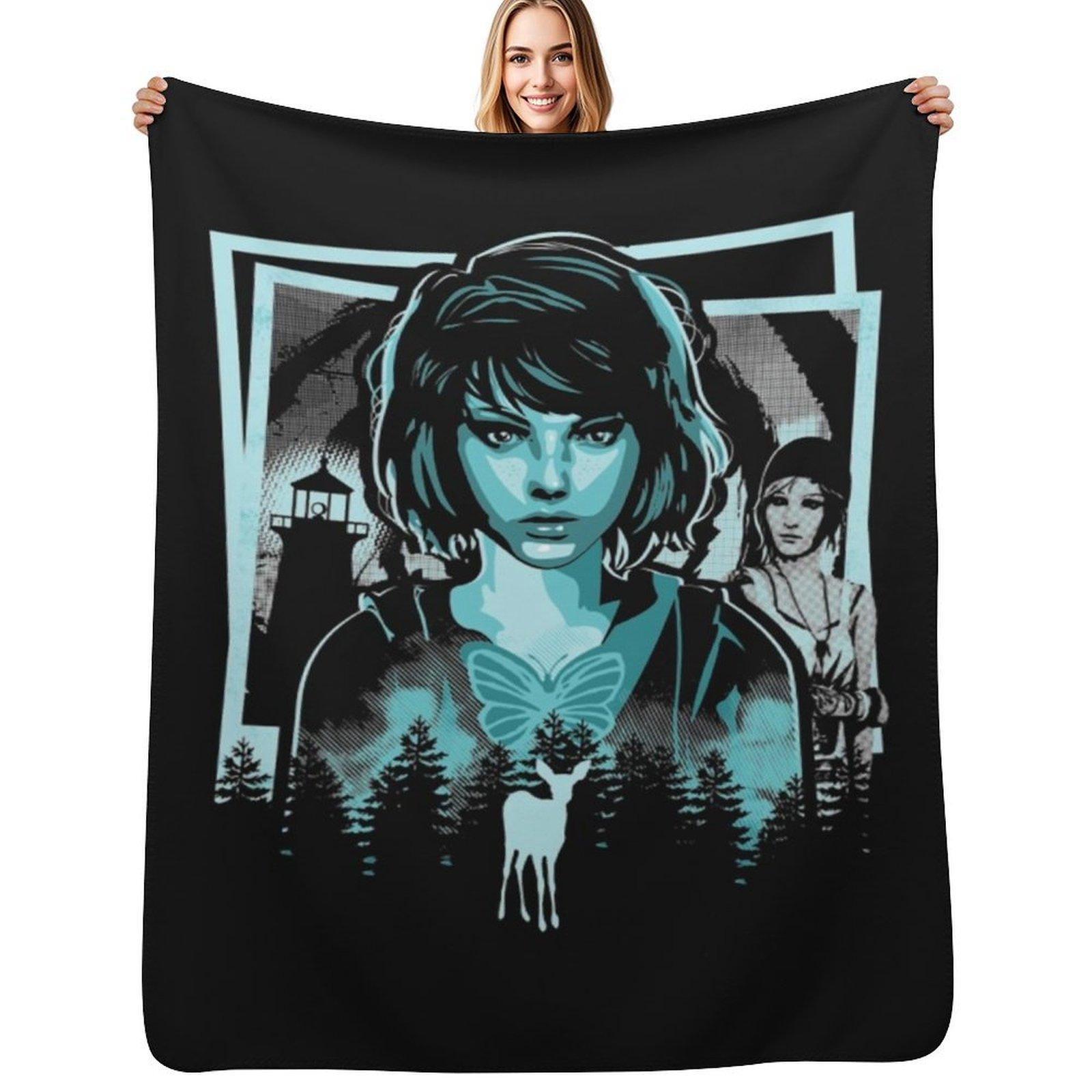 Life Is Strange T-ShirtLife Is Strange Throw Blanket Warm Comfortable Blanket Gift for Parents Friends Size: 75*100cm, Weight: 230 GSM