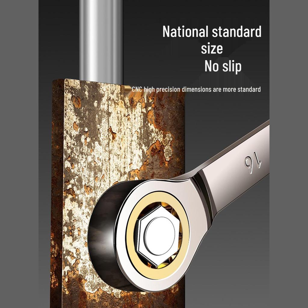 Gantuo 13mm Reversible Double-Headed Ratchet Wrench Set