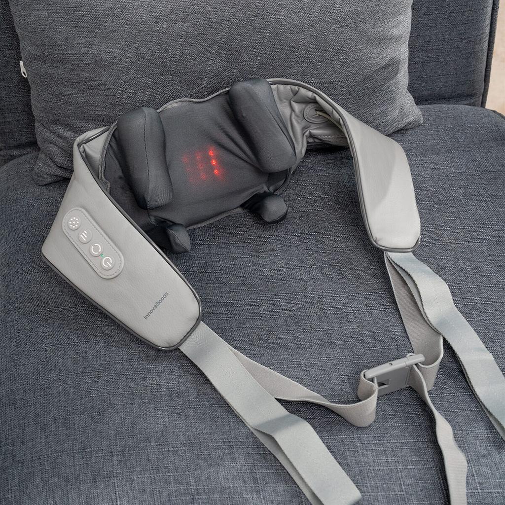 Wiederaufladbarer 6D Nacken- und Rückenmassagegerät Silax InnovaGoods