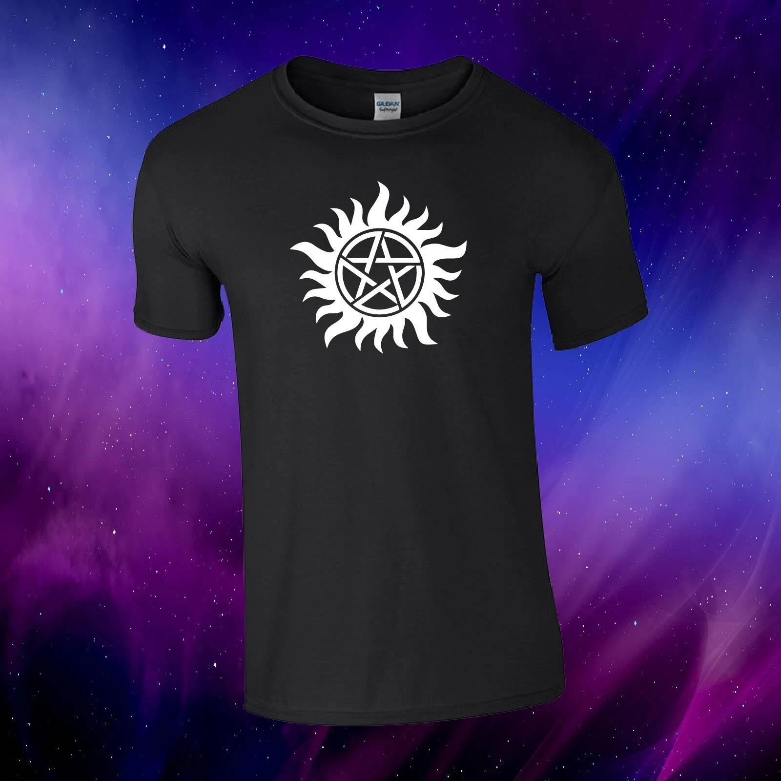 Anti-Possession Symbol Supernatural Inspired Gift Unisex Kids/Adults Top T-shirt 3XL