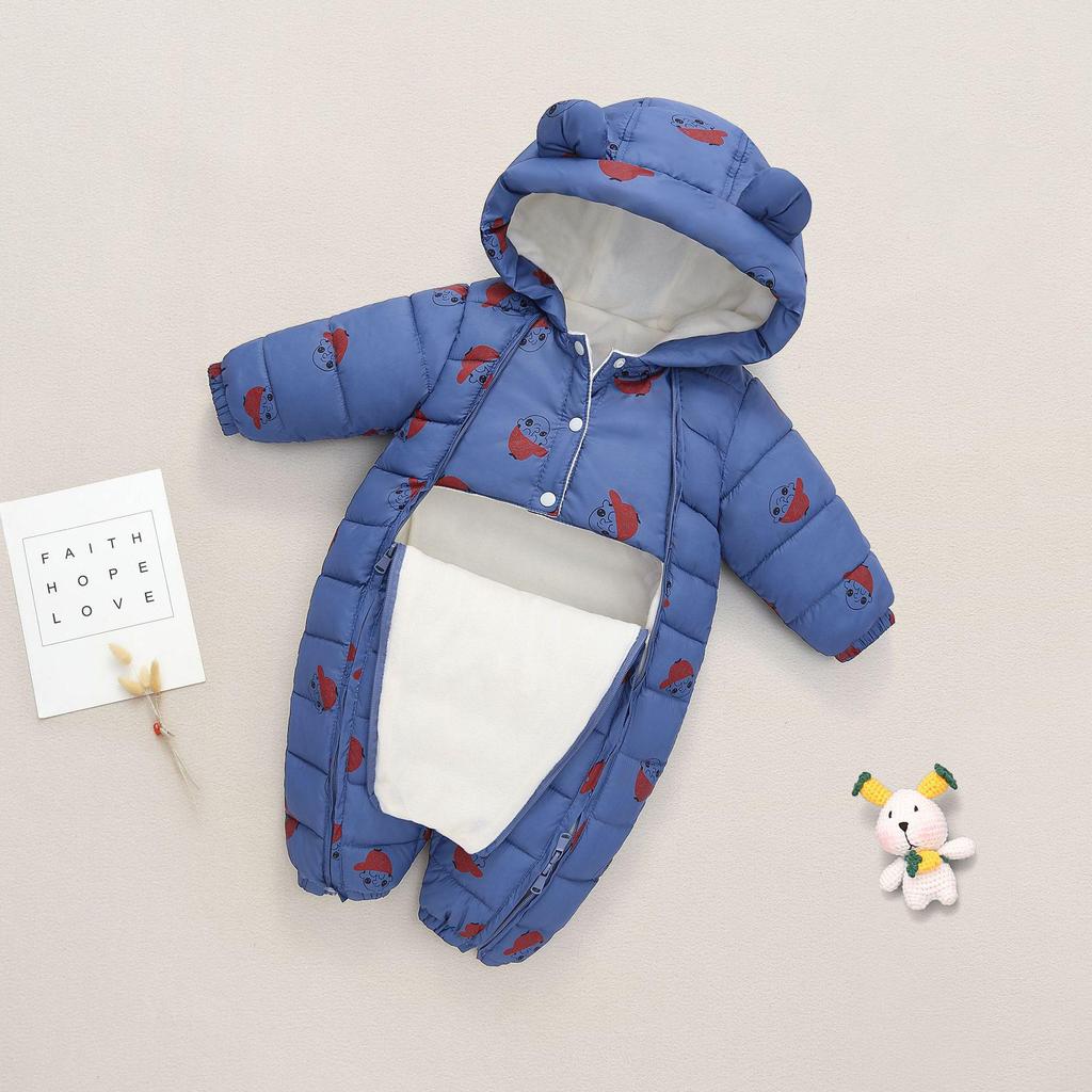 Infant Winter Jumpsuit: Toddler One-Piece Outerwear for Boys & Girls