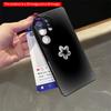 2DFlat Samsung phone case Flower on Dark Background Applicable to Galaxy S23 S24 S25ULTRA S26 A12 A14 A15 A16 A54 A55
