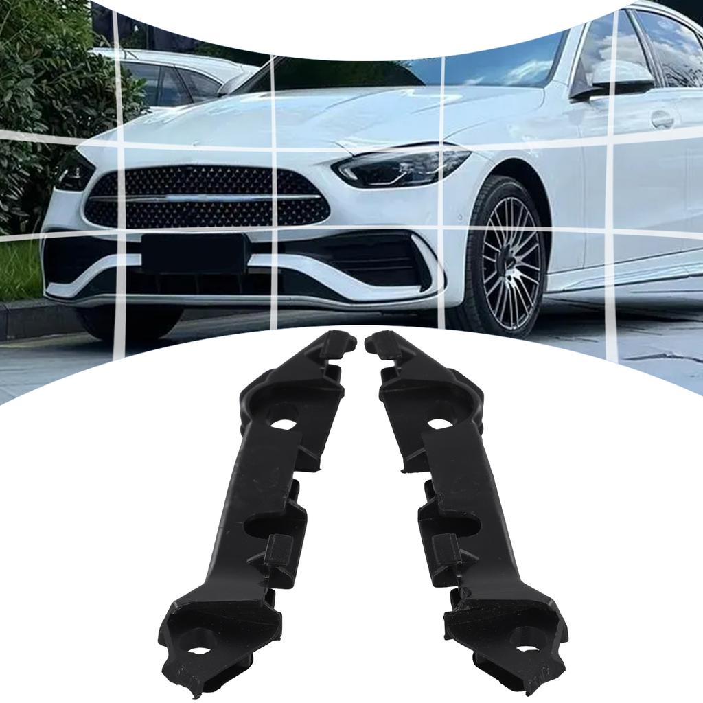 Bumper Side Cover Bracket Pair Fits For MERCEDES C Class W205 Front 2014