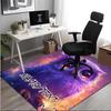 1PC Custom Name Purple Owl Fantasy Theme Floor Mat Ideal for Living Room, Game Rooms, Office, Bedroom,Floor Mat Playful Design