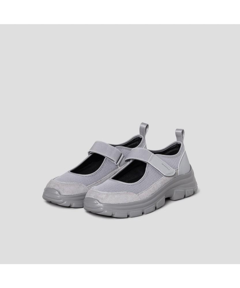 Beanpole Accessory Mesh Platform Sneakers - Light Grey