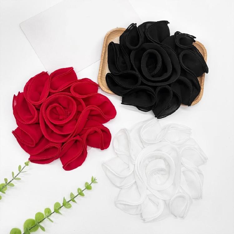 Large Rose Flower Brooches Light Weight Flower Brooch Ceremony Clothes Accessory for Dress and Costume Decoration