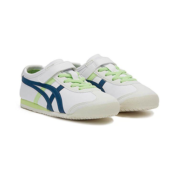 ONITSUKA TIGER Mexico 66 Low Top Sneakers Kids Sneakers White Blue Green 1184A049-101