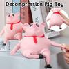 Schwein Dekompressionsspielzeug Haustier Quetschen Rosa Schwein Stressabbau Spielzeug Weiche Schweineform Entspannendes Spielzeug für Klassenzimmer Sensorikraum Party