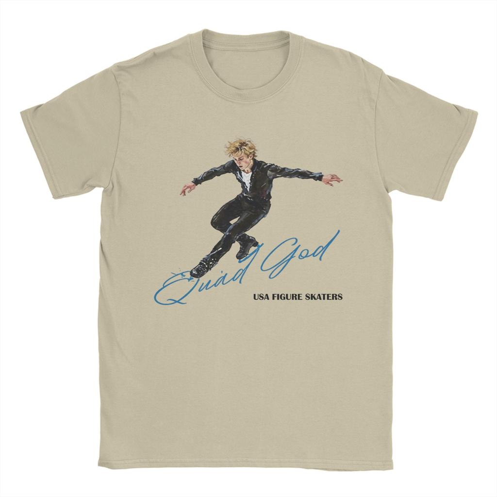Oversized TShirt Summer Ilia Malinin Quad God Legend Team USA Hip Hop T Shirts Cotton Tee Shirt Men Print Short Sleeve Clothes