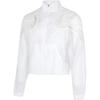 Cardigan de sport à col montant Veste tissée Veste pour femme Blanc CZ8285-100