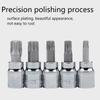 13pcs Torx Bit Socket Set, CRV Sockets, S2 Steel Bits, 1/4-inch (T8-T30), 3/8-inch (T40-T60) & 1/2-inch (T70) Drive, with Case